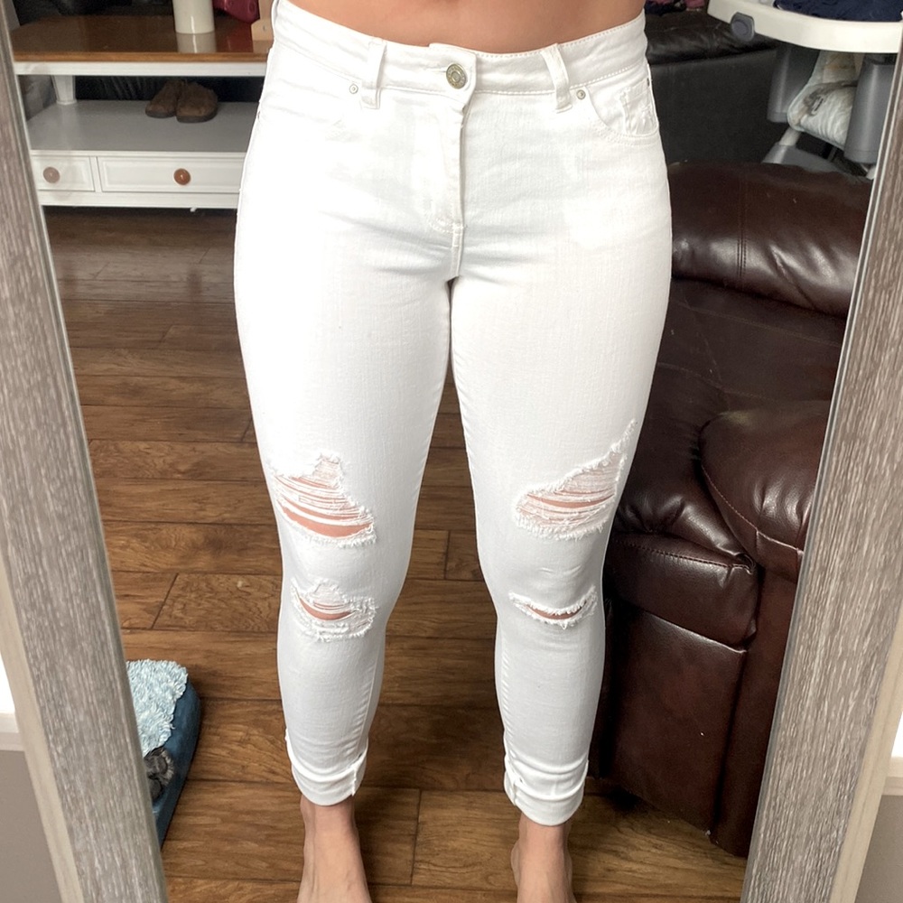 White refuge pants